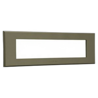 Cover Plate Nine Module Omni Cluster White MajorTech