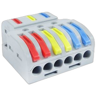 Terminal Block Inline 3 Pole 2 Way Out 2 Pack MajorTech