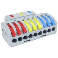 Terminal Block Inline 3 Pole 3 Way Out 2 Pack MajorTech