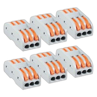 Terminal Block Inline 3 Pole Splicing 30 Pack MajorTech