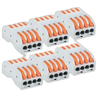Terminal Block Inline 4 Pole Splicing 25 Pack MajorTech
