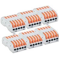 Terminal Block Inline 5 Pole Splicing 20 Pack MajorTech