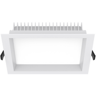 'Aurora Square 35W Downlight 3CCT IP54 200mm DALI Dimmable Haneco'