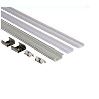 LED Strip Channel 3m Recessed 17x8mm Black 3A Lighting