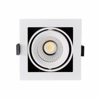 LED Grille Downlight 1 Head 10W Tri-Colour 3A Lighting