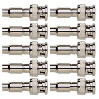 BNC Connector Male Pack of 10 Nickel-Plated Ness
