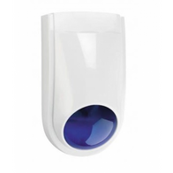 Security Siren and Strobe Light 115dB Weatherproof Blue Ness