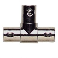 Female T Tap BNC Connector 75 Ohm Nickel-Plated Brass Ness