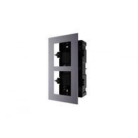 Flush Mount Housing 2 Module to Suit Intercom Hikvision