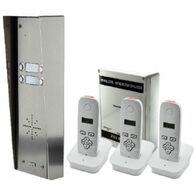 Wireless Intercom 3 Handsets 100m Weatherproof Stainless iCentral