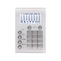 Premium Security Keypad High Contrast LCD Glass-Look White Ness