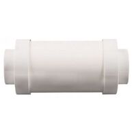 Central Vacuum 6 Inch Round Muffler White Valet