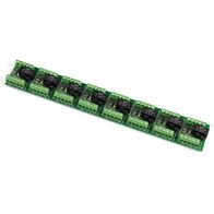 Dual Input Relay Board 24VDC 8 DPDT Relays Buffered Input Ness