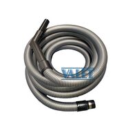 Central Vacuum Hose 9m Silver Regular and Bent End Valet