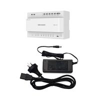 2-Wire Intercom Distributor 6 Port with Power Supply Hikvision