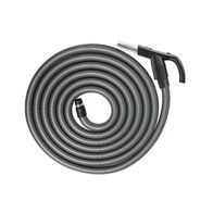 Central Vacuum Switch Hose 10.5m Integrated On/Off Switch Grey Valet