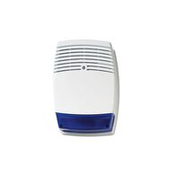External Security Siren Blue Polycarbonate Weather Resistant Tecom