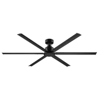 Gale 84 Inch 2130mm Smart DC Ceiling Fan 6 Blade Black Domus