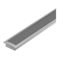 Nova-17 Recessed LED Profile Black Diff Aluminium Per Metre Domus