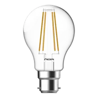LED Filament GLS Globe A60 7.8W B22 Clear Dimmable 6500K Domus