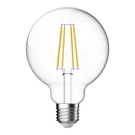 LED Filament Globe G95 7.2W E27 Clear Dimmable 2700K Domus