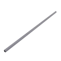 Corner-16 LED Profile 16x16mm Opal Diffuser Black Per Metre Domus