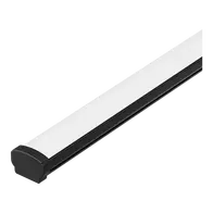 Opti-SM Surface LED Profile Opal Diffuser Black Per Metre Domus