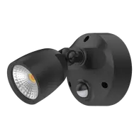 Muro-Eco-10S LED Exterior Spotlight 10W with Sensor Black Domus