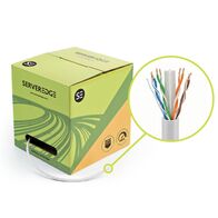 Cat6 Cable 305m UTP Solid White Serveredge