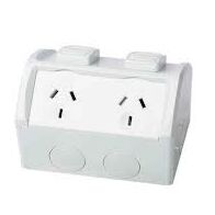 Weatherproof Double Power Point