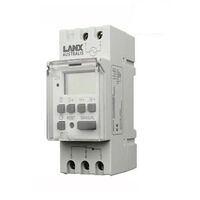 Lanx 7 Day 240V AC 20A 24 Hour Programmable Digital Timer Switch Din Rail Switchboard Mounted
