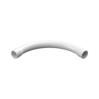 25mm White PVC 90° Communication Bend