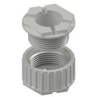 25mm Grey Male & Female Threaded PVC Bushing
