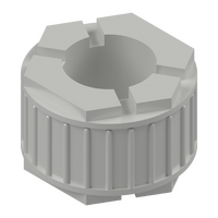 50mm Grey Male & Female Threaded PVC Bushing