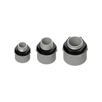 32mm Grey PVC Corrugated Tubing Gland