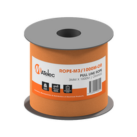 3mm 1000m Orange Pull-line Rope