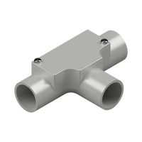 25mm Grey PVC Inspection Tee