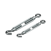 8mm Zinc Plated Steel Hook & Eye Turnbuckle