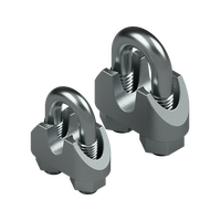 6mm Zinc Plated Steel Wire Rope Grip