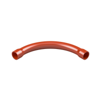 32mm Orange PVC 90° Sweep Bend