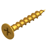 7G x 57mm Bugle Head Needle Point Screw - 100 Pack