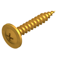 8G x 15mm Button Head Needle Point Screw - 300 Pack