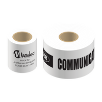 150mm x 500m White Communications Underground Warning Tape