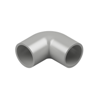 25mm Grey PVC Right-Angle Elbow