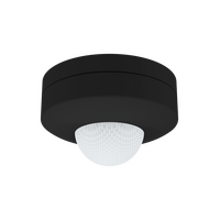 360° Black PIR Surface Mount Motion Sensor