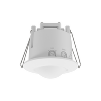 360° White Microwave Recessed Mount Motion Sensor