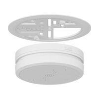 240V Deluxe Photoelectric Smoke Detector with Back-up 10yr Lithium Battery