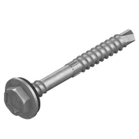 10G x 16mm Hex Head Drill Point Screw - 200 Pack
