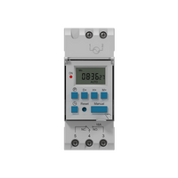 240Vac 7 Day Digital Time Switch DIN Rail Timer