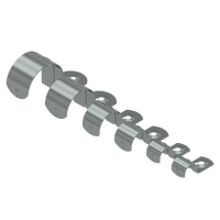 40mm Zinc Plated Half Conduit Saddle